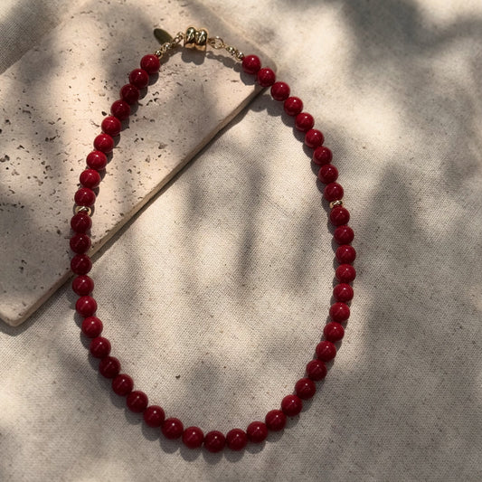 Red Jaspe Necklace