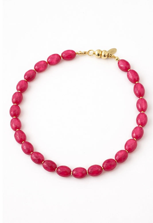 Cherry Jade Necklace