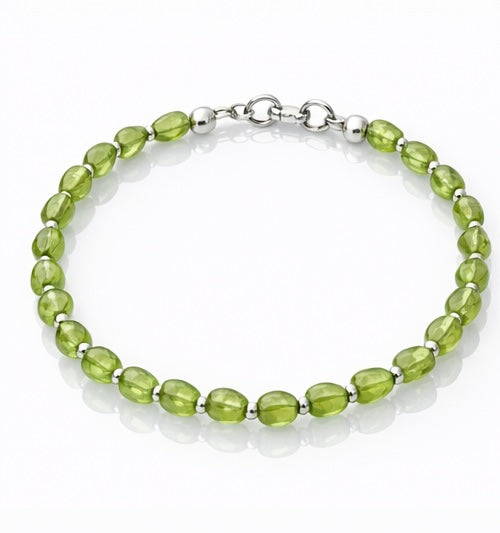 Peridoto Silver Bracelet
